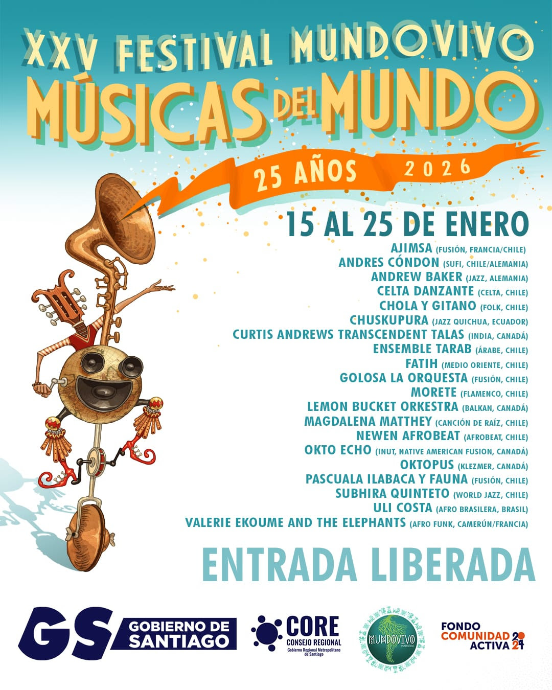 25 Años del Festival Músicas del Mundo: ''Más que un evento, es un acto de identidad cultural''
